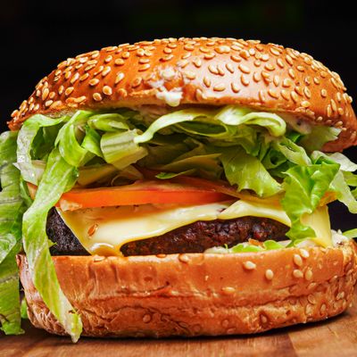 Prato de demonstração: X-Burguer da casa